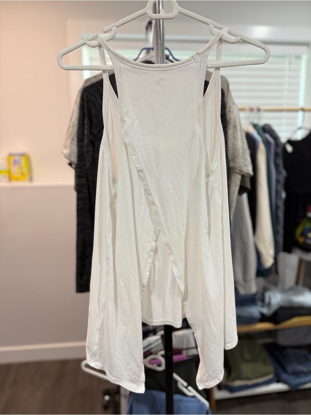 Lululemon | White Tank Top open back | S - Picture 2 of 3